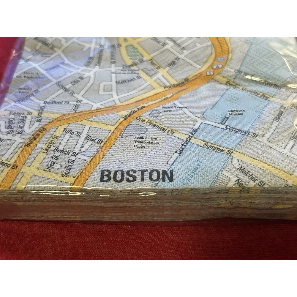 Boston Massachusetts Mapkins Napkins NEW - Paper Napkins Sealed With 20 Napkins